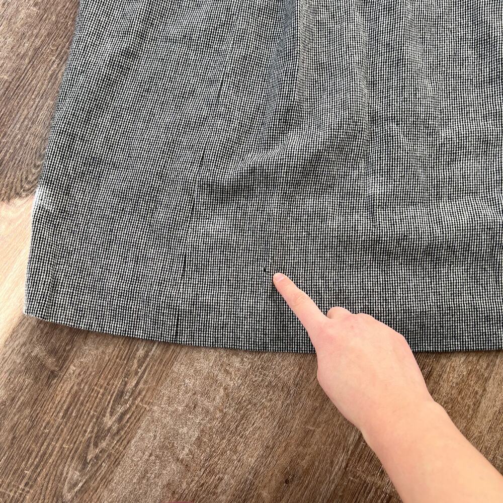 vintage Pendleton Knockabout Womens Black and White Plaid Midi Skirt - Picture 6 of 7